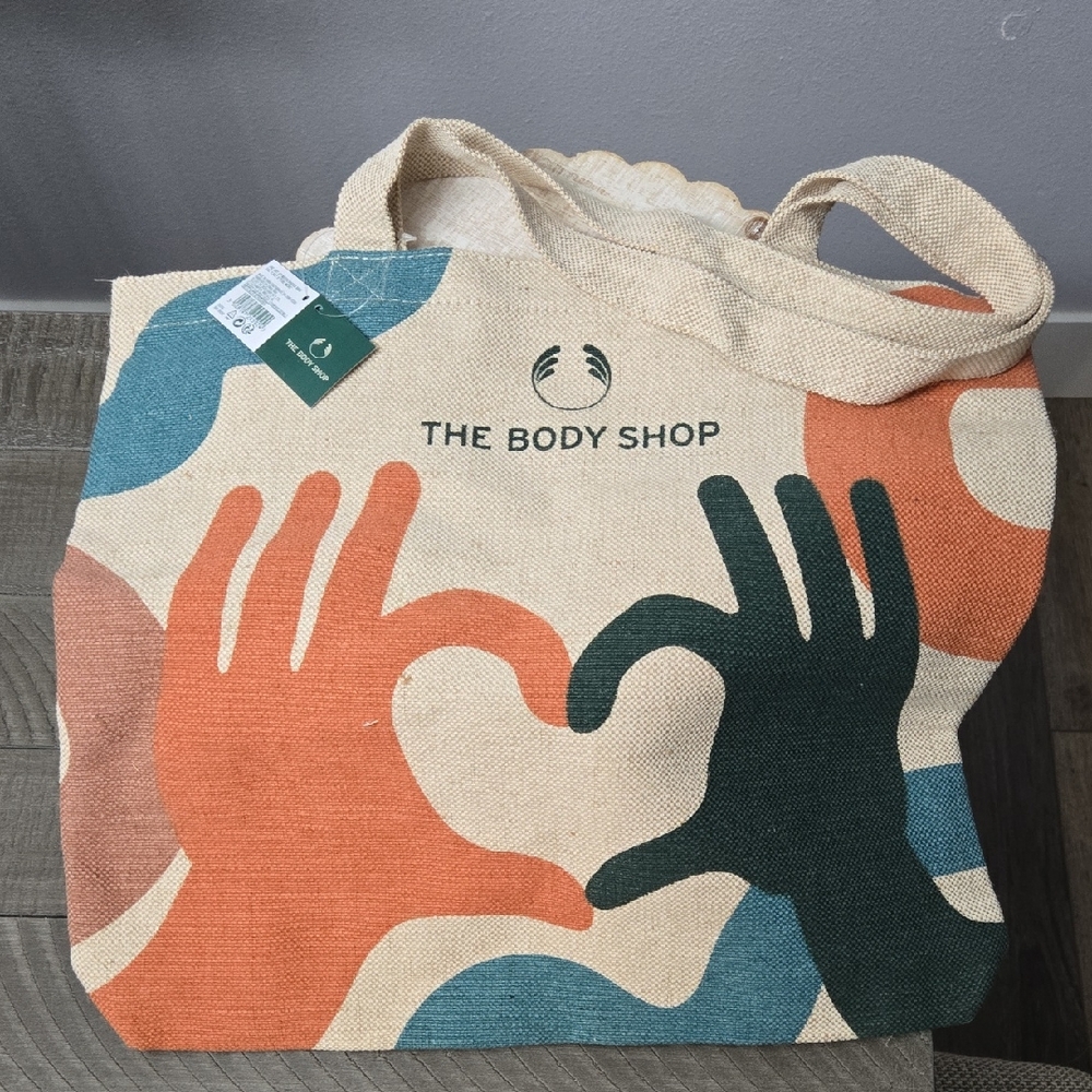 The Body Shop Artistic Hand Design Tote